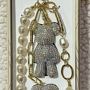 Silver and Gold key/bag charm